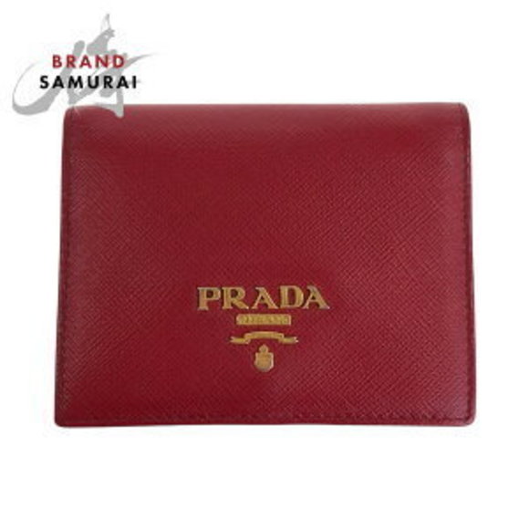 Prada Red Saffiano Leather Wallet - Picture 1 of 8